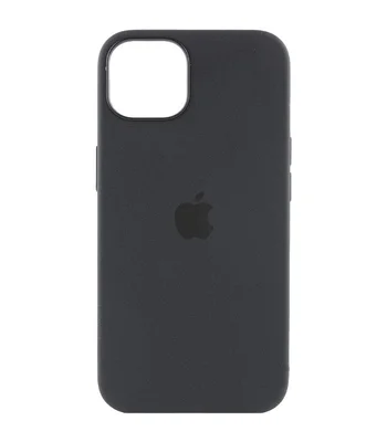 Чехол Silicone case (AAA) full with Magsafe and Animation для Apple iPhone 15 Plus (6.7") Черный / Black