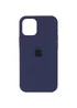 Чехол Silicone Case Full Protective (AA) для Apple iPhone 15 Plus (6.7") Темный Синий / Midnight Blue