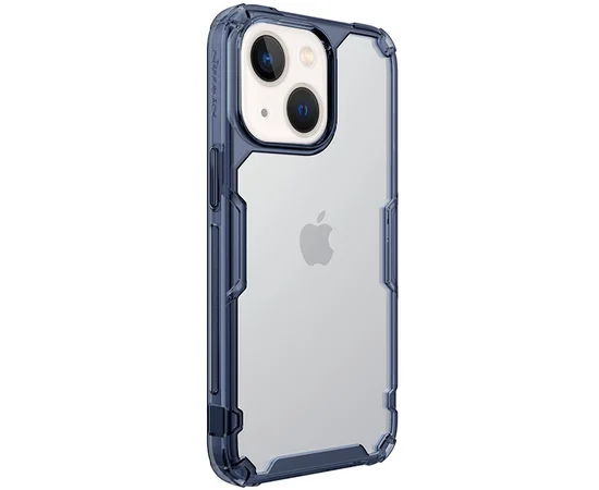 TPU чохол Nillkin Nature Pro Series для Apple iPhone 15 Plus (6.7") Синій (прозорий)