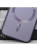Чехол TPU+Glass Sapphire Midnight with MagSafe для Apple iPhone 15 Plus (6.7") Фиолетовый / Deep Purple