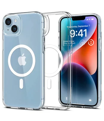 Чохол SGP Ultra Hybrid (MagFit) для Apple iPhone 15 Plus (6.7") Прозорий Чохол SGP Ultra Hybrid (MagFit) для Apple iPhone 15 Plus (6.7") Прозорий