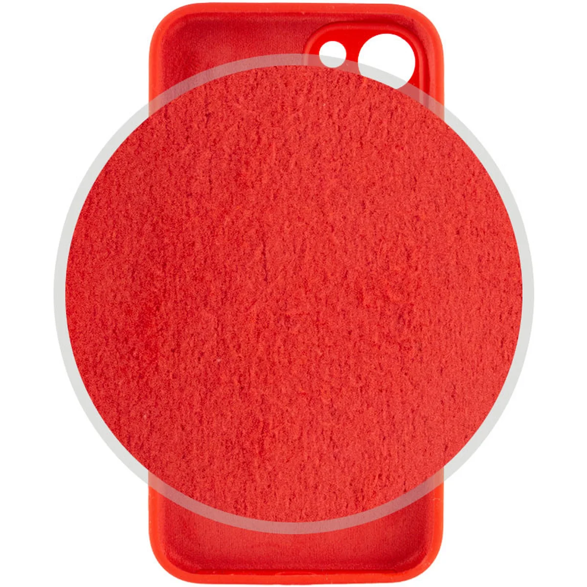 Чехол Silicone Case Full Camera Protective (AA) для Apple iPhone 15 Plus (6.7") Красный / Red