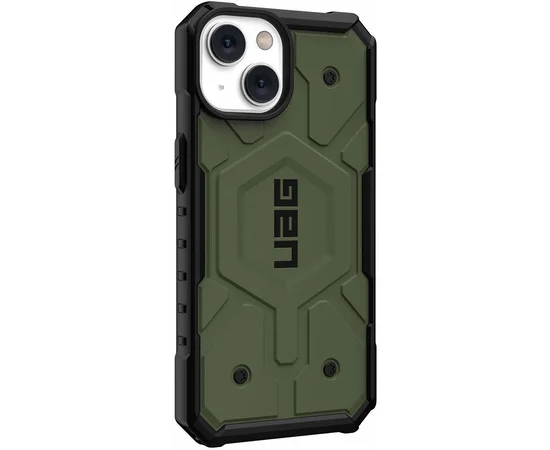 Ударопрочный чехол UAG Pathfinder with MagSafe для Apple iPhone 15 Plus / 14 Plus (6.7") Зеленый