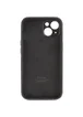 Чохол Silicone Case Full Camera Protective (AA) для Apple iPhone 15 Plus (6.7") Чорний / Black