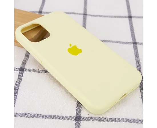 Чехол Silicone Case Full Protective (AA) для Apple iPhone 15 Plus (6.7") Желтый / Mellow Yellow