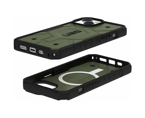 Ударопрочный чехол UAG Pathfinder with MagSafe для Apple iPhone 15 Plus / 14 Plus (6.7") Зеленый