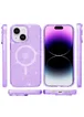 Чехол TPU Galaxy Sparkle (MagFit) для Apple iPhone 15 Plus (6.7") Purple+Glitter