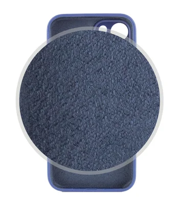 Чохол Silicone Case Full Camera Protective (AA) для Apple iPhone 15 Plus (6.7") Синій / Deep navy