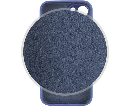 Чохол Silicone Case Full Camera Protective (AA) для Apple iPhone 15 Plus (6.7") Синій / Deep navy