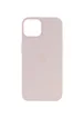 Чехол Silicone case (AAA) full with Magsafe and Animation для Apple iPhone 15 Plus (6.7") Розовый / Light pink