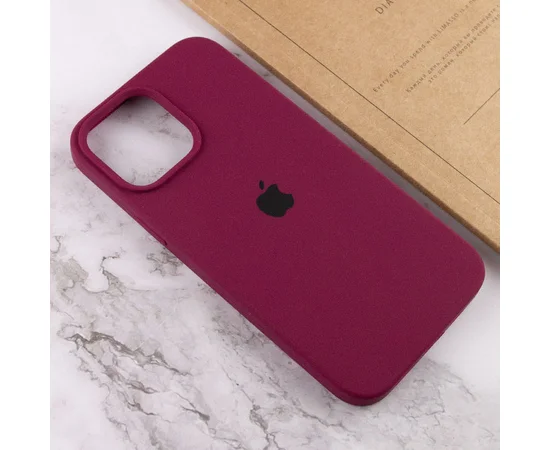 Чохол Silicone Case Full Protective (AA) для Apple iPhone 15 Plus (6.7") Бордовий / Maroon