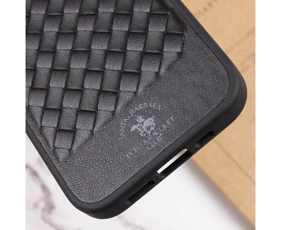 Шкіряний чохол Polo Santa Barbara для Apple iPhone 15 Plus (6.7") Black