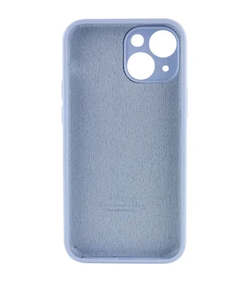 Чохол Silicone Case Full Camera Protective (AA) для Apple iPhone 15 Plus (6.7") Синій / Lilac Blue