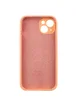 Чехол Silicone Case Full Camera Protective (AA) для Apple iPhone 15 Plus (6.7") Оранжевый / Cantaloupe