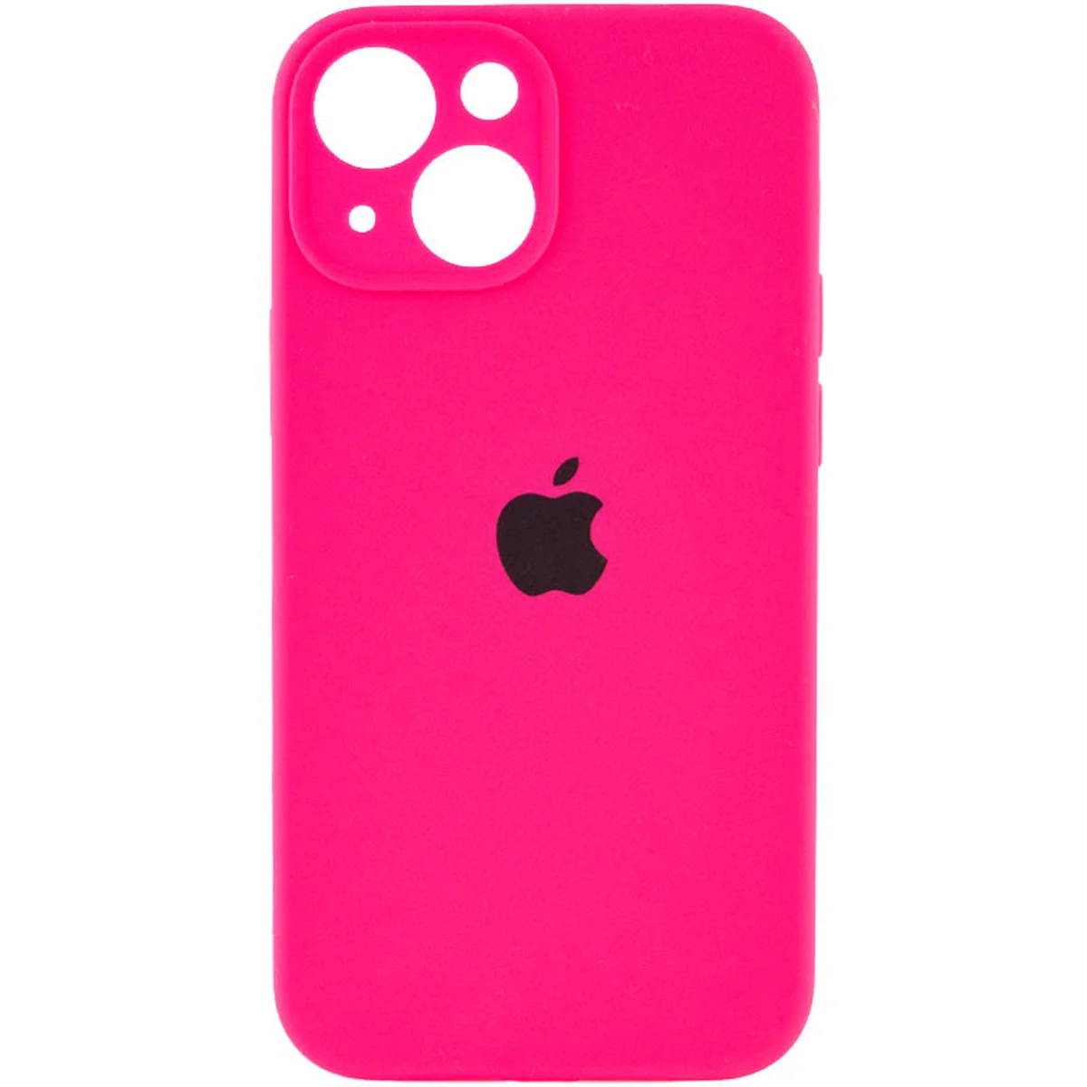 Чехол Silicone Case Full Camera Protective (AA) для Apple iPhone 15 Plus (6.7") Розовый / Barbie pink / PVH