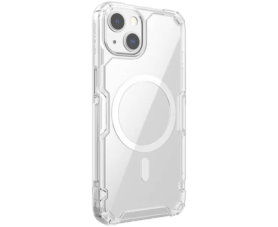 TPU чохол Nillkin Nature Pro Magnetic для Apple iPhone 15 Plus (6.7") Безбарвний (прозорий)