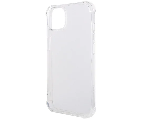 TPU чехол GETMAN Ease logo усиленные углы для Apple iPhone 15 Plus (6.7") Бесцветный (прозрачный)