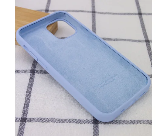 Чохол Silicone Case Full Protective (AA) для Apple iPhone 15 Plus (6.7") Синій / Lilac Blue