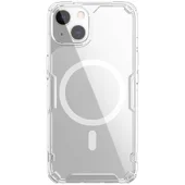 TPU чехол Nillkin Nature Pro Magnetic для Apple iPhone 15 Plus (6.7") Бесцветный (прозрачный)