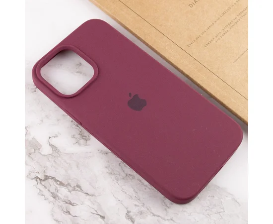 Чохол Silicone Case Full Protective (AA) для Apple iPhone 15 Plus (6.7") Бордовий / Plum