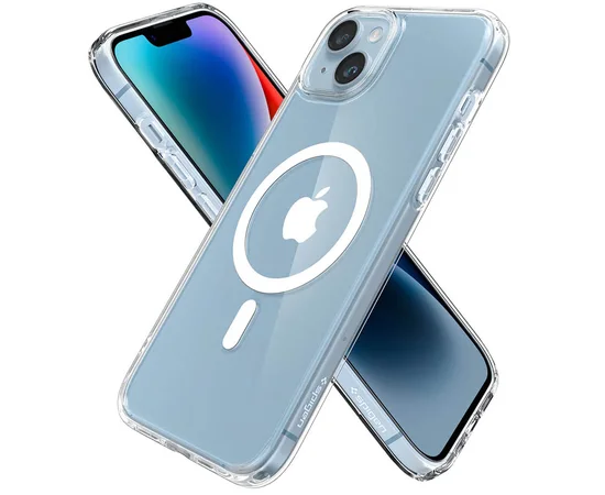 Чехол SGP Ultra Hybrid (MagFit) для Apple iPhone 15 Plus (6.7") Прозрачный