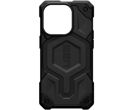 Удароміцний чохол UAG Monarch Pro with MagSafe Leather для Apple iPhone 15 Plus / 14 Plus (6.7") Чорний