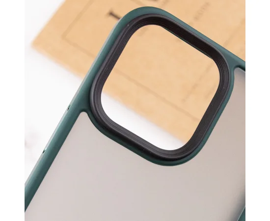 TPU+PC чохол Metal Buttons для Apple iPhone 15 Plus (6.7") Зелений