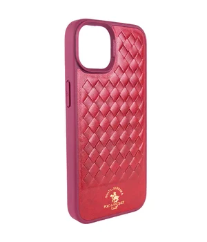 Кожаный чехол Polo Santa Barbara для Apple iPhone 15 Plus (6.7") Red Кожаный чехол Polo Santa Barbara для Apple iPhone 15 Plus (6.7") Red