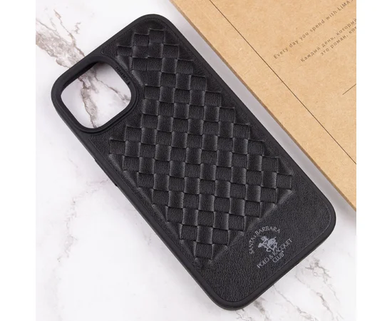 Шкіряний чохол Polo Santa Barbara для Apple iPhone 15 Plus (6.7") Black