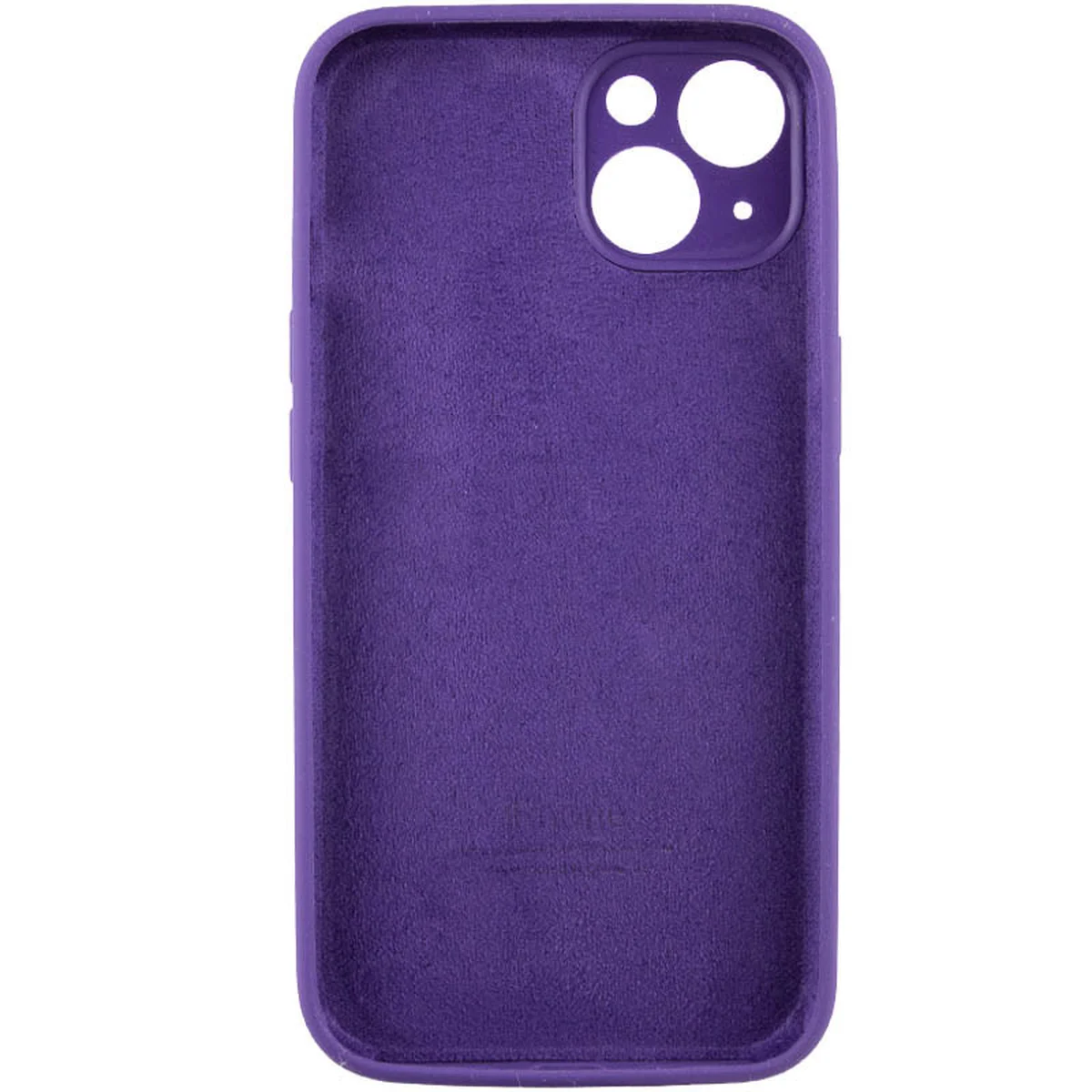 Чехол Silicone Case Full Camera Protective (AA) для Apple iPhone 15 Plus (6.7") Фиолетовый / Amethyst