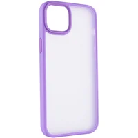 TPU+PC чехол Metal Buttons для Apple iPhone 15 Plus (6.7") Сиреневый