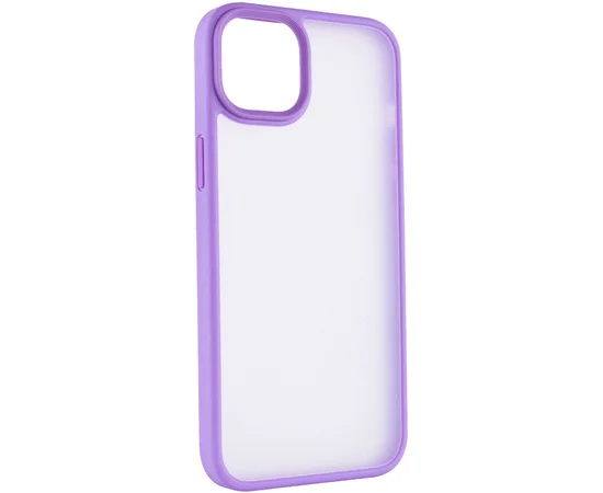 TPU+PC чохол Metal Buttons для Apple iPhone 15 Plus (6.7") Бузковий