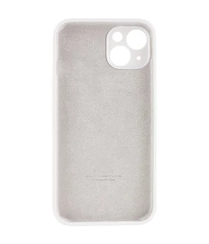 Чохол Silicone Case Full Camera Protective (AA) Apple iPhone 15 Plus (6.7") Білий / White