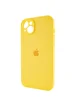 Чохол Silicone Case Full Camera Protective (AA) Apple iPhone 15 Plus (6.7") Жовтий / Yellow