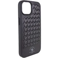 Кожаный чехол Polo Santa Barbara для Apple iPhone 15 Plus (6.7") Black