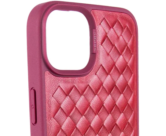 Кожаный чехол Polo Santa Barbara для Apple iPhone 15 Plus (6.7") Red