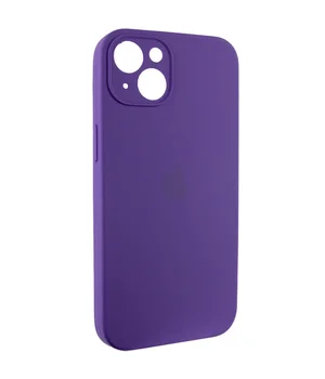 Чехол Silicone Case Full Camera Protective (AA) для Apple iPhone 15 Plus (6.7") Фиолетовый / Amethyst