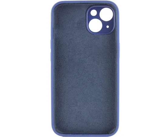 Чохол Silicone Case Full Camera Protective (AA) для Apple iPhone 15 Plus (6.7") Синій / Deep navy