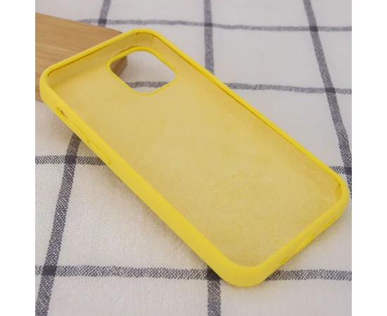 Чехол Silicone Case Full Protective (AA) для Apple iPhone 15 Plus (6.7") Желтый / Yellow