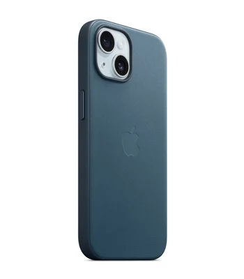 Чехол FineWoven (AAA) with MagSafe для Apple iPhone 15 Plus (6.7") Pacific Blue