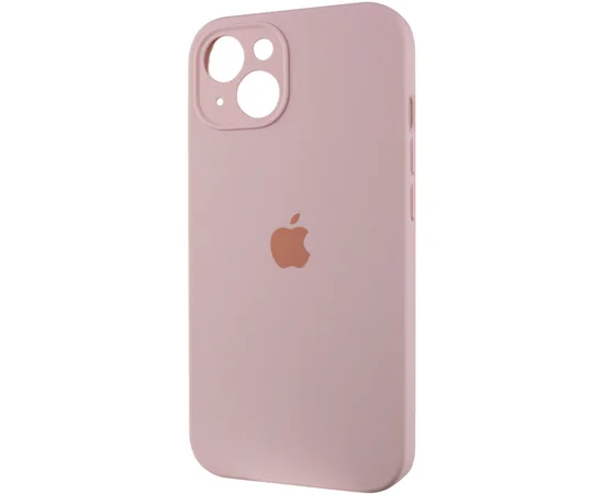 Чехол Silicone Case Full Camera Protective (AA) для Apple iPhone 15 Plus (6.7") Розовый / Chalk Pink / PVH