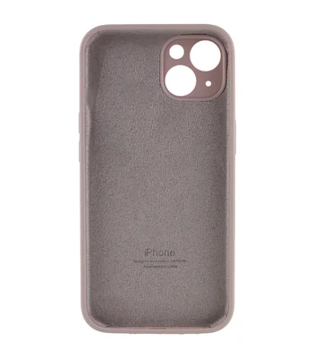 Чохол Silicone Case Full Camera Protective (AA) Apple iPhone 15 Plus (6.7") Сірий / Lavender