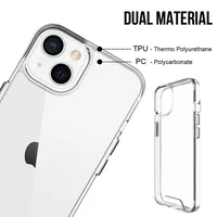 Чехол TPU Space Case transparent для Apple iPhone 15 Plus (6.7") Прозрачный