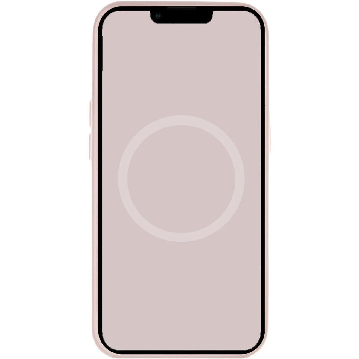 Чехол Silicone case (AAA) full with Magsafe and Animation для Apple iPhone 15 Plus (6.7") Розовый / Light pink