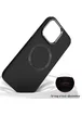TPU чехол Bonbon Metal Style with MagSafe для Apple iPhone 15 Plus (6.7") Черный / Black