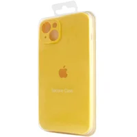Чехол Silicone Case Full Camera Protective (AA) для Apple iPhone 15 Plus (6.7") Желтый / Yellow