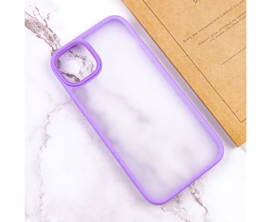 TPU+PC чохол Metal Buttons для Apple iPhone 15 Plus (6.7") Бузковий