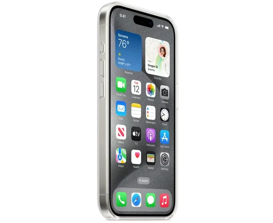 Чехол TPU Clear Case with MagSafe для Apple iPhone 15 Plus (6.7") Clear