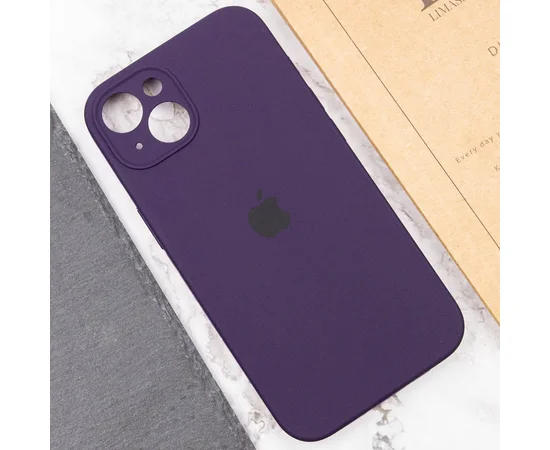 Чохол Silicone Case Full Camera Protective (AA) для Apple iPhone 15 Plus (6.7") Фіолетовий / Elderberry