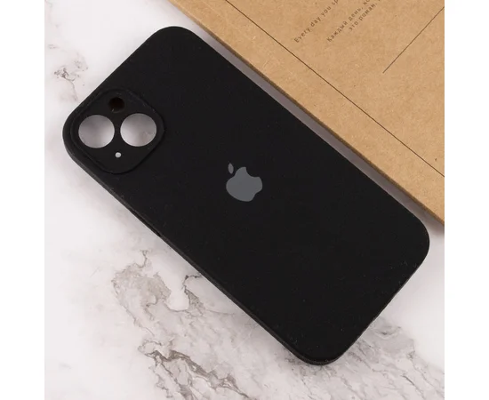 Чохол Silicone Case Full Camera Protective (AA) для Apple iPhone 15 Plus (6.7") Чорний / Black
